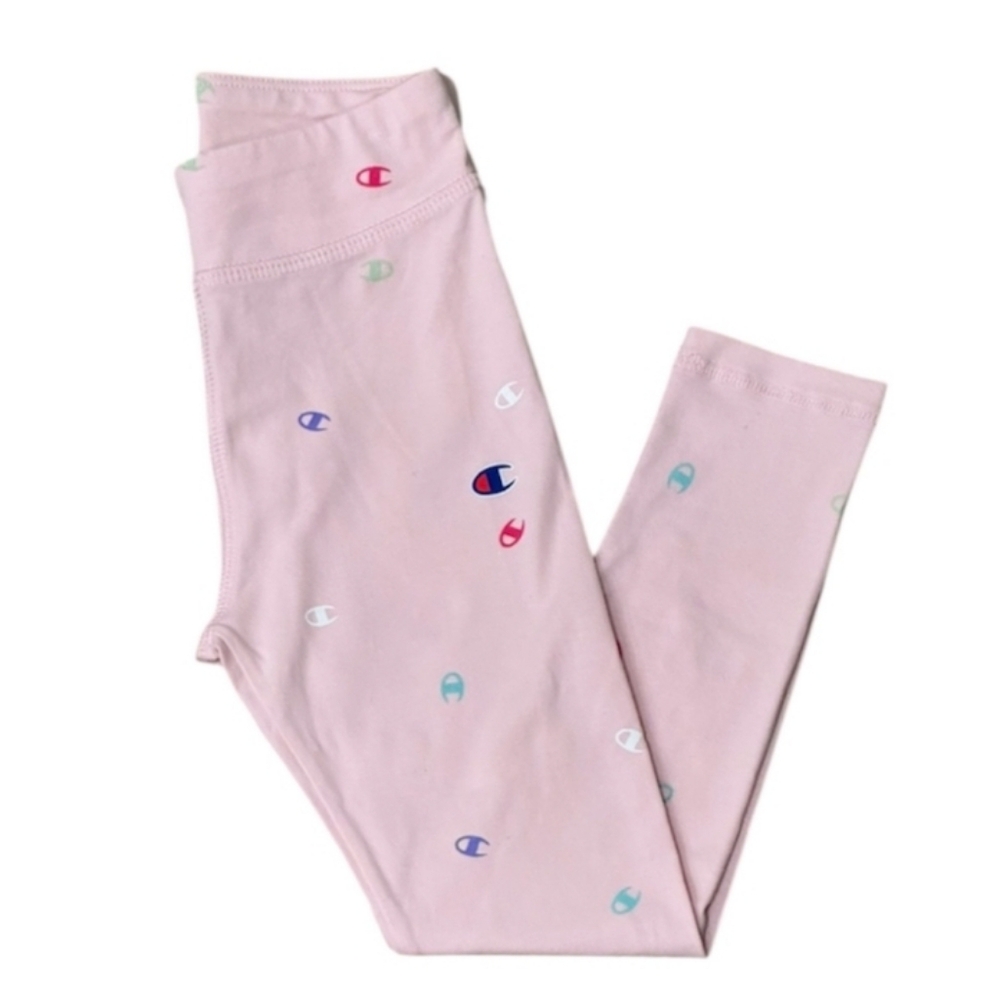 Champion Kids Light Pink Logo Leggings